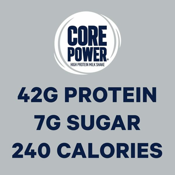 Core Power Elite Chocolate Protein Shake, 42g Protein, 14 Fl Oz, 12 Pack - Workout Recovery Drink - Image 3