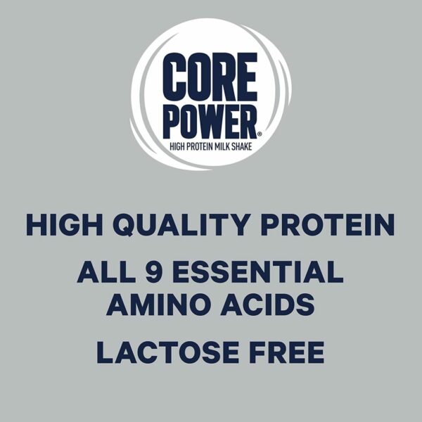 Core Power Elite Chocolate Protein Shake, 42g Protein, 14 Fl Oz, 12 Pack - Workout Recovery Drink - Image 4