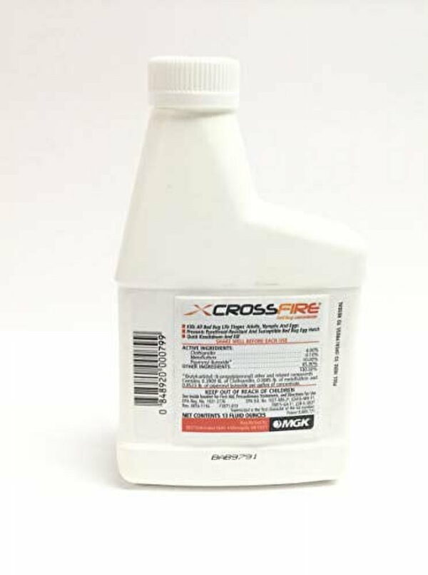 Crossfire Bed Bug Concentrate 13oz - Fast-Acting Non-Staining Indoor Pest Control - Image 2