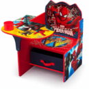 Delta Children Spider-Man Chair Desk with Storage Bin, Scratch-Resistant, for Kids 3-6, Greenguard Gold Certified