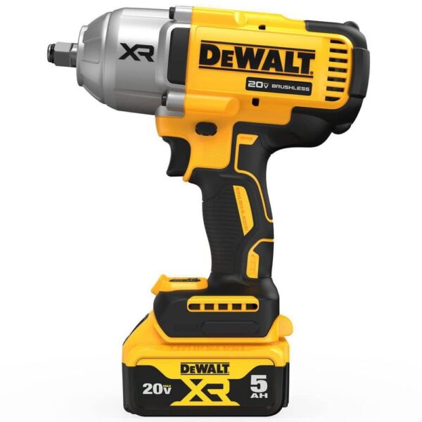 DEWALT 20V MAX XR 1/2" Cordless Impact Wrench Kit, High Torque, LED, Battery & Charger - Image 6