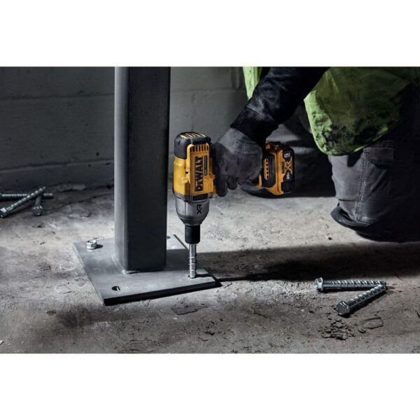 DEWALT 20V MAX XR 1/2" Cordless Impact Wrench Kit, High Torque, LED, Battery & Charger - Image 9