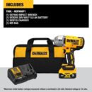 DEWALT 20V MAX XR 1/2" Cordless Impact Wrench Kit, High Torque, LED, Battery & Charger