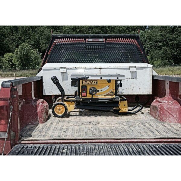 DEWALT DWE7491RS 10" Jobsite Table Saw with Rolling Stand, 15 Amp Motor, 32-1/2" Rip Capacity - Image 14