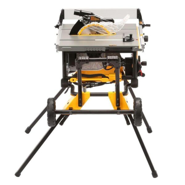 DEWALT DWE7491RS 10" Jobsite Table Saw with Rolling Stand, 15 Amp Motor, 32-1/2" Rip Capacity - Image 4