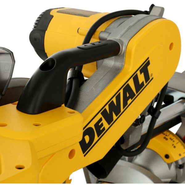 DEWALT DWS779 12" Dual Bevel Sliding Compound Miter Saw, 15 Amp, 3800 RPM, Efficient Dust Collection - Image 10