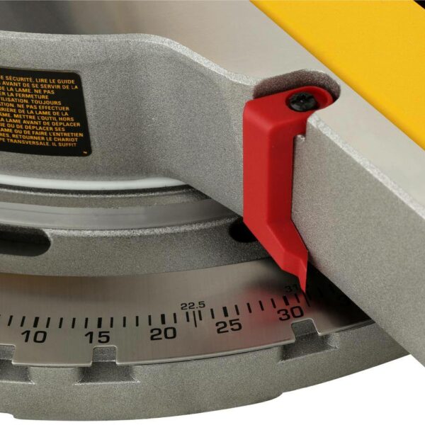 DEWALT DWS779 12" Dual Bevel Sliding Compound Miter Saw, 15 Amp, 3800 RPM, Efficient Dust Collection - Image 4