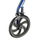 Drive Medical Rollator Walker, Foldable 4-Wheel, Padded Seat & Backrest, 6-Inch Wheels, Blue