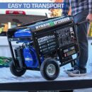 DuroMax XP12000EH Dual Fuel Generator - 12000W Gas/Propane, 457cc Engine, Home Backup Power