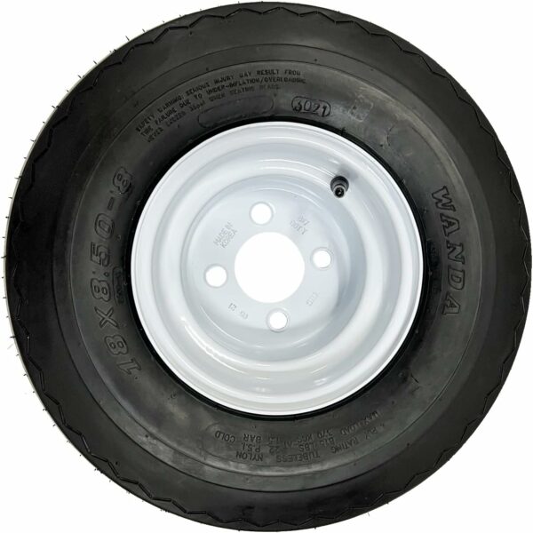 eCustomRim 18x8.50-8 Golf Cart Wheels & Tires Combo 4-Pack for Club Car & EZGO - DOT Approved, Turf Safe - Image 2