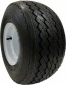 eCustomRim 18x8.50-8 Golf Cart Wheels & Tires Combo 4-Pack for Club Car & EZGO - DOT Approved, Turf Safe