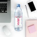 Evian Natural Spring Water 1L Bottles, 12 Pack - Pure Hydration Beverage
