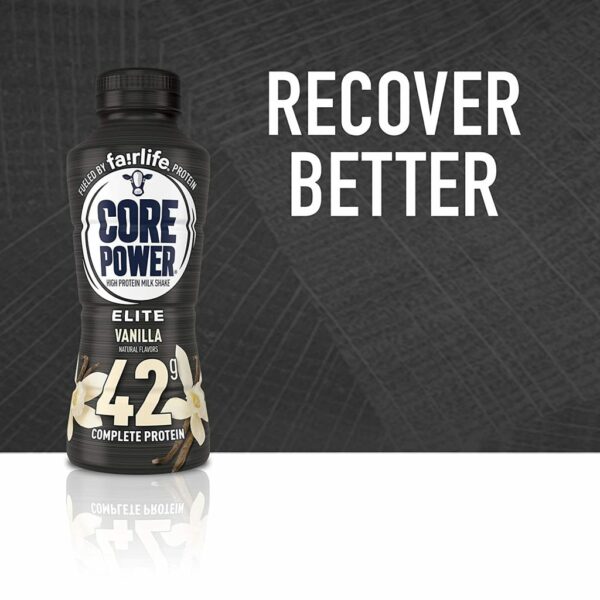 Fairlife Core Power Elite Vanilla Protein Shake, 42g Protein, 14 Fl Oz, 12 Pack - Image 12