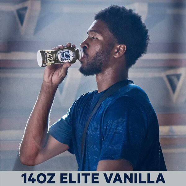 Fairlife Core Power Elite Vanilla Protein Shake, 42g Protein, 14 Fl Oz, 12 Pack - Image 2
