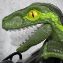 Fisher-Price Power Wheels Jurassic World Dino Racer 6 MPH Ride-On ATV, Green Dinosaur Toy for Kids