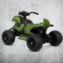 Fisher-Price Power Wheels Jurassic World Dino Racer 6 MPH Ride-On ATV, Green Dinosaur Toy for Kids