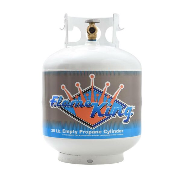 Flame King 20 lbs Propane Tank with OPD Valve, Rust-Resistant Steel, DOT/TC Approved
