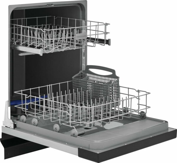 Frigidaire FDPC4221AS 24" Built-In Dishwasher, Stainless Steel, 12 Place Settings, Energy Saver, 5-Level Wash System - Image 4