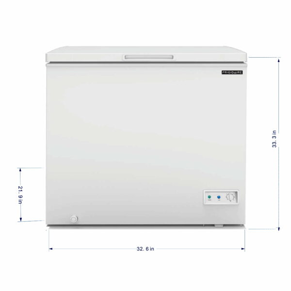 Frigidaire 7.0 Cu. Ft. White Chest Freezer, Garage Ready, External Temp Control - Image 2
