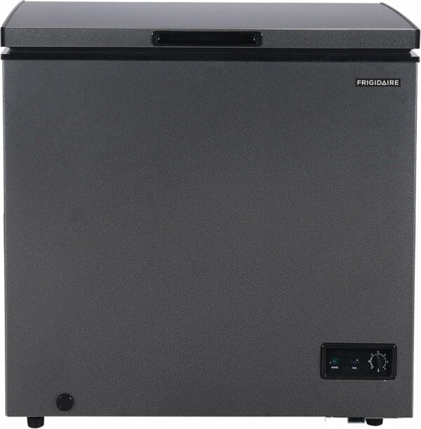 Frigidaire 7 Cu. Ft. Chest Freezer, Granita Finish, Adjustable Thermostat, Removable Basket - Image 2