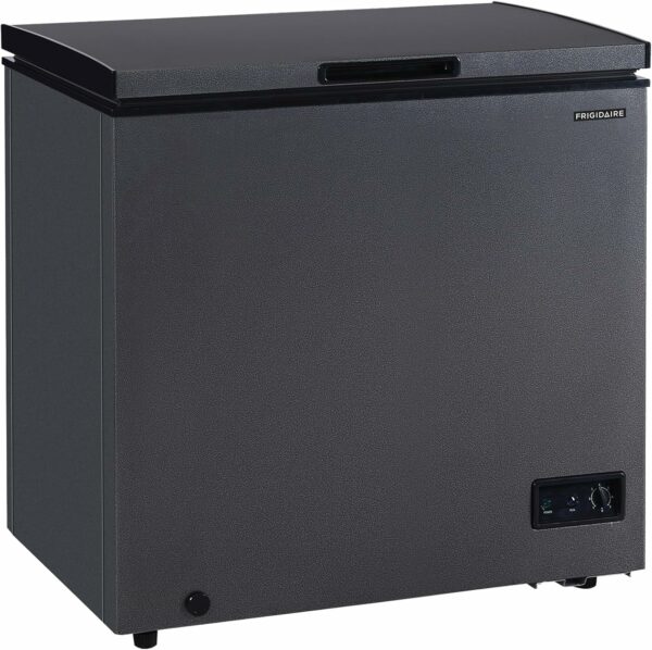 Frigidaire 7 Cu. Ft. Chest Freezer, Granita Finish, Adjustable Thermostat, Removable Basket