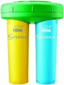 FROG Serene Hot Tub Sanitizer Cartridge Set with 4 Bromine & 1 Mineral Cartridge for 600 Gallons