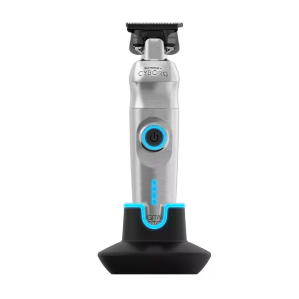GAMMA+ Cyborg Professional Metal Hair Trimmer, Digital Brushless Motor, Stainless-Steel Blade, Lithium-Ion Battery - Image 2