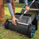 Gardena Leaf and Grass Collector, Manual, 27.5" Cutting Width, Modern Plastic Design, Model 03565-20