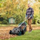 Gardena Leaf and Grass Collector, Manual, 27.5" Cutting Width, Modern Plastic Design, Model 03565-20