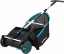 Gardena Leaf and Grass Collector, Manual, 27.5" Cutting Width, Modern Plastic Design, Model 03565-20