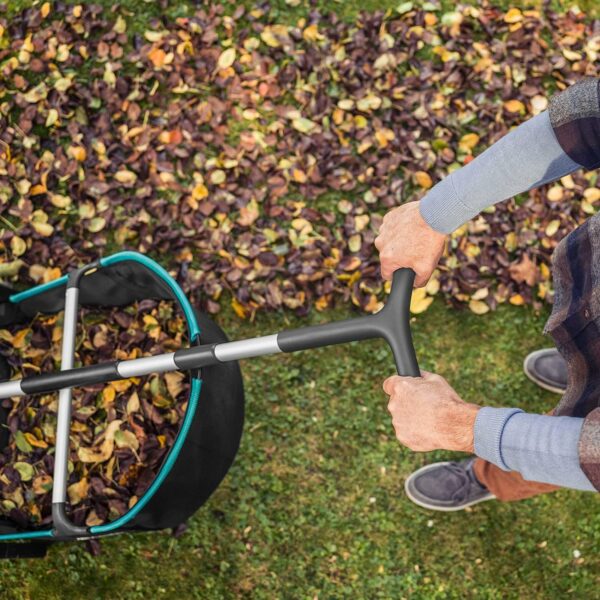 Gardena Leaf and Grass Collector, Manual, 27.5" Cutting Width, Modern Plastic Design, Model 03565-20 - Image 4