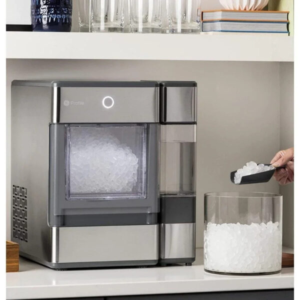 GE Profile Opal Countertop Nugget Ice Maker, Stainless Steel, 24 lbs Capacity, Bluetooth-Enabled - Image 3