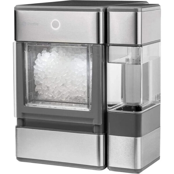 GE Profile Opal Countertop Nugget Ice Maker, Stainless Steel, 24 lbs Capacity, Bluetooth-Enabled