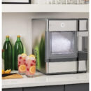 GE Profile Opal Countertop Nugget Ice Maker, Stainless Steel, 24 lbs Capacity, Bluetooth-Enabled