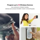 Genie Chain Drive 750 Garage Door Opener - 3/4 HPC, Battery Backup, Quiet Operation, Easy Install, Includes Remotes & Keypad