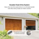 Genie Chain Drive 750 Garage Door Opener - 3/4 HPC, Battery Backup, Quiet Operation, Easy Install, Includes Remotes & Keypad