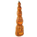 Giant 8.5 ft LED Jack-O-Lanterns Stack - Weather-Resistant Halloween Decoration with Timer, Indoor/Outdoor Use