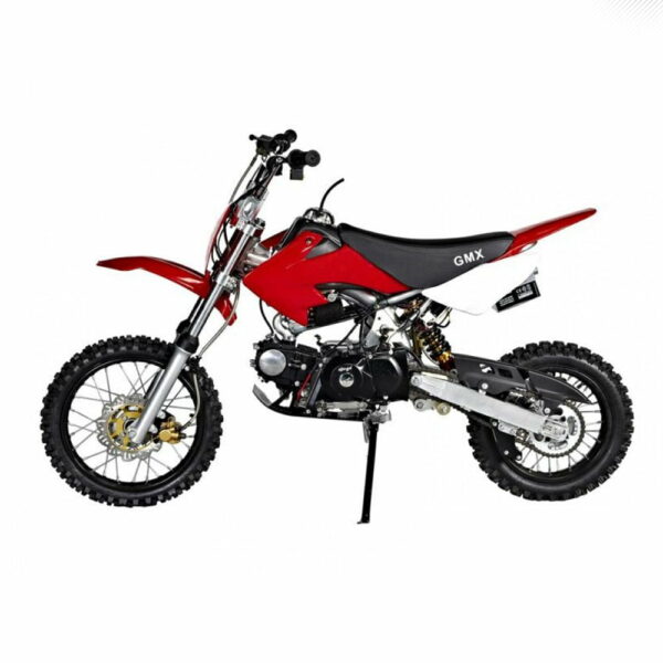 GMX Rider X 125cc Semi-Automatic Dirt Bike, Red, Electric Start, Hydraulic Disc Brakes, Air-Cooled 4-Stroke Engine - Image 2
