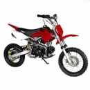 GMX Rider X 125cc Semi-Automatic Dirt Bike, Red, Electric Start, Hydraulic Disc Brakes, Air-Cooled 4-Stroke Engine