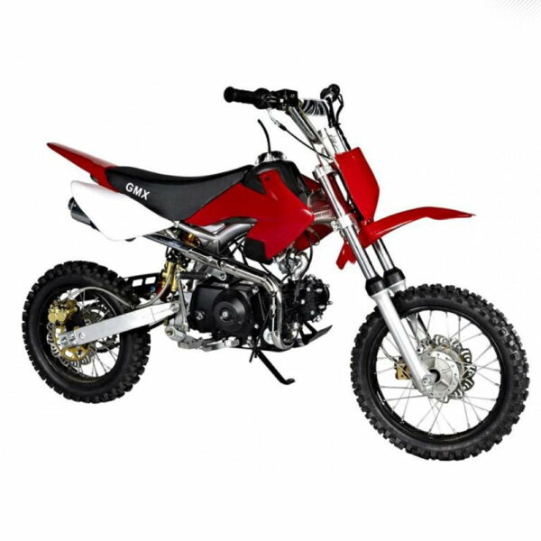 GMX Rider X 125cc Semi-Automatic Dirt Bike, Red, Electric Start, Hydraulic Disc Brakes, Air-Cooled 4-Stroke Engine - Image 3