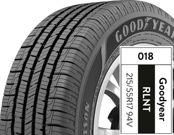 Goodyear Reliant All-Season Tire 215/55R17 94V - Enhanced Wet Grip, Quiet Ride - Image 2