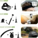 GoPro HERO12 Black 5.3K Waterproof Action Camera Bundle with 64GB Card & Accessories