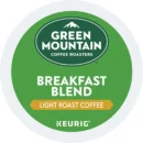Green Mountain Coffee Roasters Breakfast Blend Light Roast K-Cup Pods, 96 Count