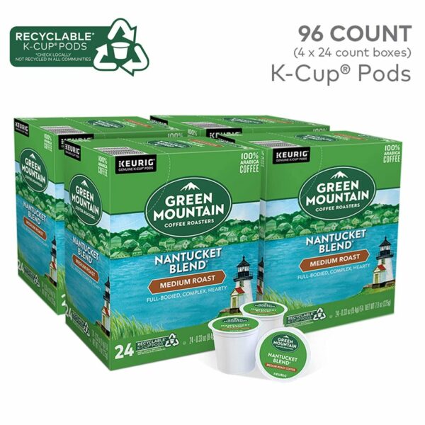 Green Mountain Coffee Roasters Nantucket Blend Medium Roast K-Cup Pods, 96 Count - Image 3
