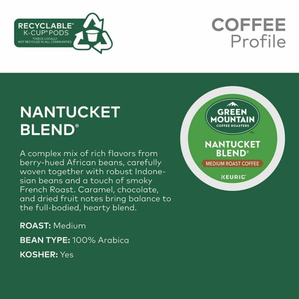 Green Mountain Coffee Roasters Nantucket Blend Medium Roast K-Cup Pods, 96 Count - Image 4