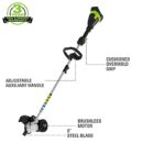 Greenworks 40V Brushless Edger, 8" Blade, 4.0Ah Battery & Charger, Lightweight, Quiet, Cordless Yard Tool