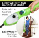H2O Mop X5 5-in-1 Steam Mop & Handheld Cleaner for Hardwood, Tile, Carpet, Windows & Garments
