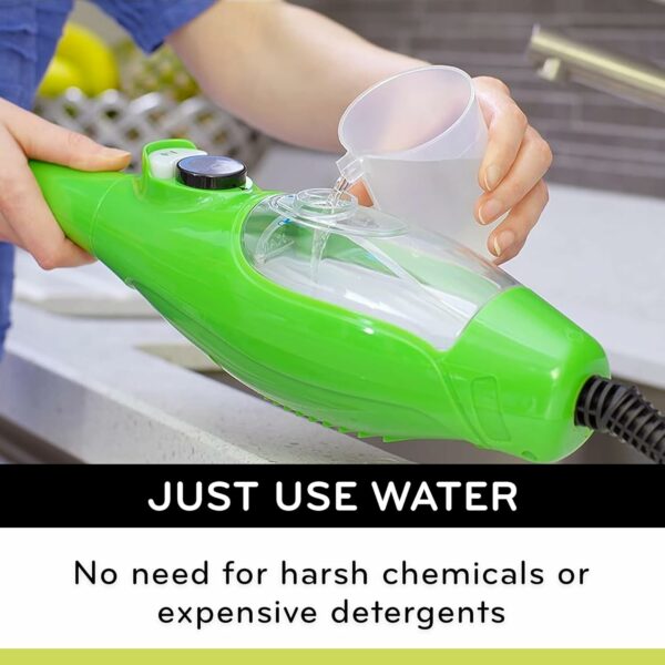H2O Mop X5 5-in-1 Steam Mop & Handheld Cleaner for Hardwood, Tile, Carpet, Windows & Garments - Image 2