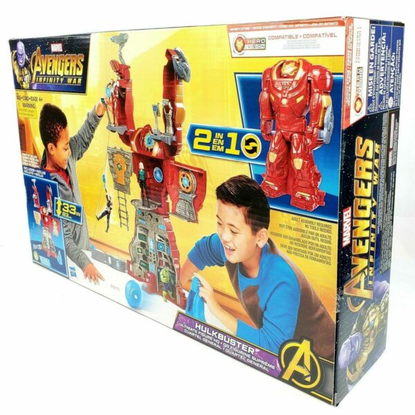 Hasbro Marvel Avengers Infinity War Hulkbuster HQ Playset with Target Tower & Roto-Blade Launcher - Image 4