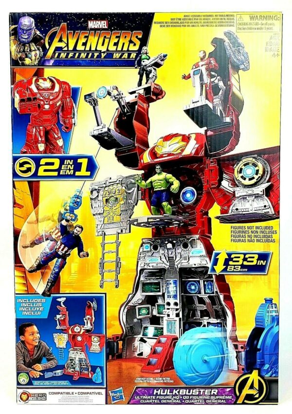 Hasbro Marvel Avengers Infinity War Hulkbuster HQ Playset with Target Tower & Roto-Blade Launcher - Image 2